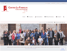 Tablet Screenshot of centrolafamiglia.org